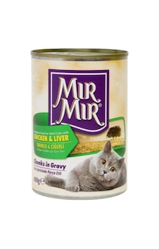 Mır Mır Mırmır Kedi Konserve 12x400 Gr Tavuk Ve Ciğerli Mır Mır Mırmır Kedi Konserve 12x400 Gr Tavuk Ve Ciğerli