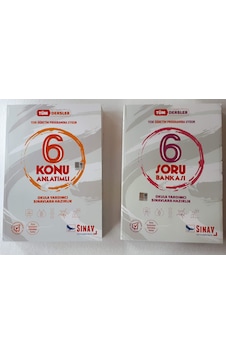 6.Sınıf Tüm Dersler Konu+Soru Bankası 2 Kitap Tk Sınav 2019 Yılı 6.Sınıf Tüm Dersler Konu+Soru Bankası 2 Kitap Tk Sınav 2019 Yılı
