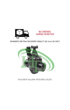 Rainbird 200 Pga Selenoid Vana 2" Bsp (63 Mm.) 24 Volt Rainbird 200 Pga Selenoid Vana 2" Bsp (63 Mm.) 24 Volt