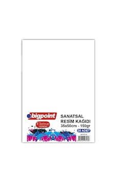 Bigpoint Sanatsal Resim Kağıdı 35x50cm 150 Gram - 25 Yaprak Bigpoint Sanatsal Resim Kağıdı 35x50cm 150 Gram - 25 Yaprak