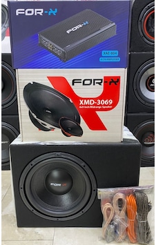 Forx 30cm Bass 4kanallı Forx Anfi Oval Midrange Forx Set Kablo Forx 30cm Bass 4kanallı Forx Anfi Oval Midrange Forx Set Kablo