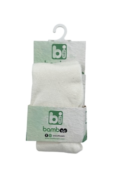 Bibaby Bambu Külotlu Bebek Çorabı 68123 Krem Bibaby Bambu Külotlu Bebek Çorabı 68123 Krem