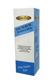 Nursima Rosemary Sprey Bakım Onarım Saç Serumu 200 MG Nursima Rosemary Sprey Bakım Onarım Saç Serumu 200 MG