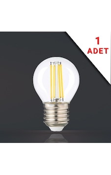 LED FİLAMANLI E27 RUSTİK AMPUL 6 WATT 3000K GÜN IŞIĞI G45