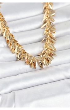 Northcity Altın Kaplama Pirinç Saçaklı Kadın Kolye 5886 Günlük Ve Abiye Şıklığı Gold Renk