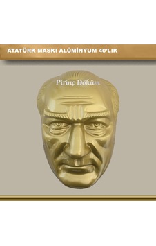 Atatürk Maskı Alüminyum 40'Lık Atatürk Maskı Alüminyum 40'Lık