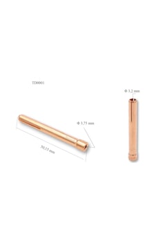 Td0001/32 3,2 Mm Collet-pens Tig 17-18-26 10n25 Trafimet Td0001/32 3,2 Mm Collet-pens Tig 17-18-26 10n25 Trafimet