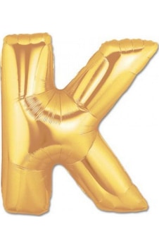 K - 638 - Harf Folyo Balon Altın Renk - Csmo-tex - 40 İnç K - 638 - Harf Folyo Balon Altın Renk - Csmo-tex - 40 İnç