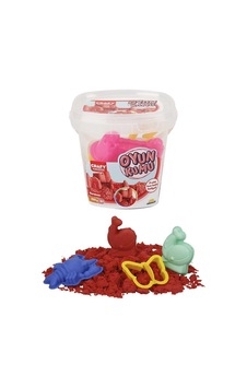 Crafy Oyun Kumu Seti Kırmızı 350 G Çok Renkli Crafy Oyun Kumu Seti Kırmızı 350 G Çok Renkli
