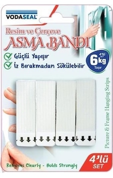 Vodaseal Resim Ve Çerçeve Asma Bandı 6 Kg Taşıma Vodaseal Resim Ve Çerçeve Asma Bandı 6 Kg Taşıma