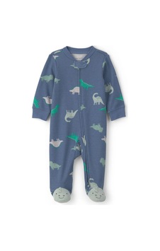 Carter's Erkek Bebek Dinozorlu Fermuarlı Patikli Tulum İndigo 1v7 Carter's Erkek Bebek Dinozorlu Fermuarlı Patikli Tulum İndigo 1v7