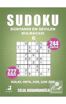 Sudoku Kolay Orta Zor Çok Zor 6 - Celal Kodamanoğlu Sudoku Kolay Orta Zor Çok Zor 6 - Celal Kodamanoğlu