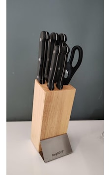 Berghoff Dina Pica 7 Parça Bloklu Bıçak Set Gri Berghoff Dina Pica 7 Parça Bloklu Bıçak Set Gri