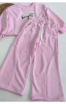 Noble Kids Kız Çocuk Baskılı Pembe Eşofman Takımı Noble Kids Kız Çocuk Baskılı Pembe Eşofman Takımı
