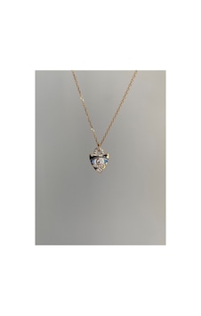 Çelik Rose Gold Etnik Model Tiana Göz Kolye -kararma Yapmaz- Metalik Çelik Rose Gold Etnik Model Tiana Göz Kolye -kararma Yapmaz- Metalik