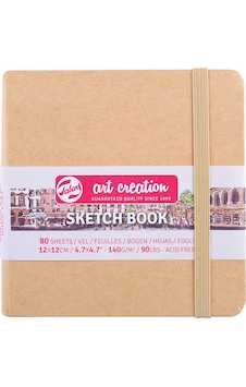 Talens Art Creation Sketch Book 12x12 CM 140g 80 Yaprak Kraft Talens Art Creation Sketch Book 12x12 CM 140g 80 Yaprak Kraft