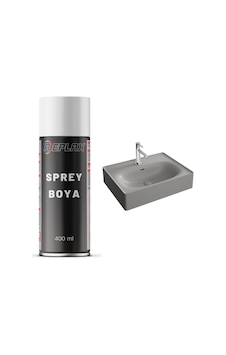 Gri Mutfak Banyo Lavabo Evye Sprey Boyası Suya Dayanıklı 400 Ml.