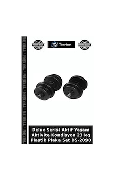 Delux Serisi Aktif Yaşam Aktivite Kondisyon 23 Kg Plastik Plaka Set Ds-2090 Delux Serisi Aktif Yaşam Aktivite Kondisyon 23 Kg Plastik Plaka Set Ds-2090