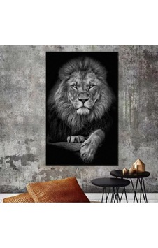 Aslan Leopar Kanvas Tablo