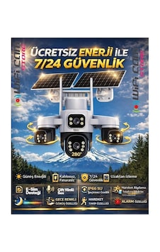 İnox X24 6 Motorlu 8 Mp 4 Kameralı 4g Solar Kamera Aov 7/24 Kayıt İnox X24 6 Motorlu 8 Mp 4 Kameralı 4g Solar Kamera Aov 7/24 Kayıt