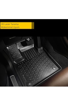 Renault Megane 3 3d Havuzlu Paspas Siyah 2009-2016 Arası Renault Megane 3 3d Havuzlu Paspas Siyah 2009-2016 Arası