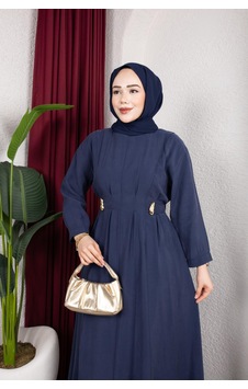 Storm Wear Kadın Tesettür Elbise Lacivert Storm Wear Kadın Tesettür Elbise Lacivert