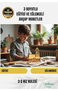 Yeni Sezon Eğitici Öğretici 3 Boyut Demonte Ahşap Zeka Geliştirici Boyanabilir Oyun Maket Puzzle