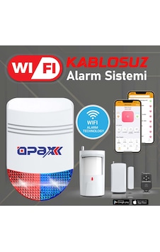Opax Wifi Ekonomik Akıllı Alarm Sistemi Opax Wifi Ekonomik Akıllı Alarm Sistemi
