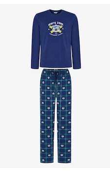 Penti Erkek White Zone Pantolon Uzun Kollu Pijama Takımı Çok Renkli Penti Erkek White Zone Pantolon Uzun Kollu Pijama Takımı Çok Renkli
