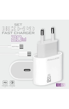 Ec-021 Ec-021 20w Eco-pd Hızlı Şarj Usb-c To Type-c Ec-021 Ec-021 20w Eco-pd Hızlı Şarj Usb-c To Type-c