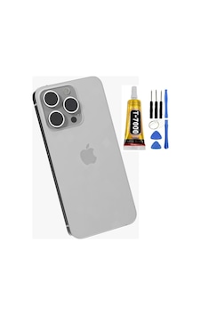 İphone 14 Pro A2890 Arka Cam Kapak Pil Kapağı Yüksek Kalite + B700 + Tamir Kiti Gümüş - Gri İphone 14 Pro A2890 Arka Cam Kapak Pil Kapağı Yüksek Kalite + B700 + Tamir Kiti Gümüş - Gri