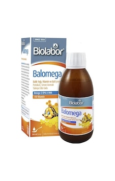 Biolabor Balomega Bal Portakal Limon Aromalı Şurup 200ml