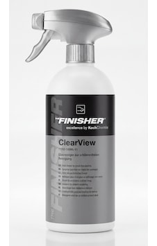 Finisher Clear View İz Bırakmayan Premium Cam Temizleyici Ve Lekesiz Parlatıcı 500ml