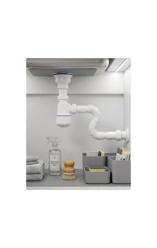 8753tknd Esnek Gider Sifonu Lavabo İçin Koku Önleyici Tıkanma Karşıtı Bağlantı Seti 893hmng