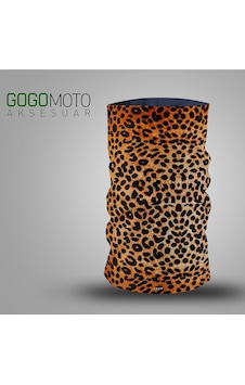 Gogopremıum Buff Leopar Desen Siyah
