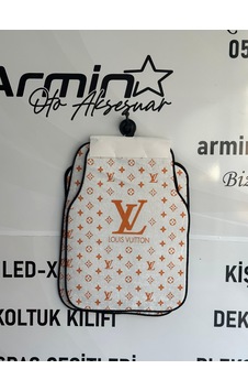 Lv Beyaz Dekor Halı Paspas