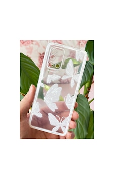 Fibaks Oppo A74 Uyumlu Kılıf Şeffaf Kelebek Tasarımlı Desenli Kamera Korumalı Yumuşak Silikon Kapak Fibaks Oppo A74 Uyumlu Kılıf Şeffaf Kelebek Tasarımlı Desenli Kamera Korumalı Yumuşak Silikon Kapak