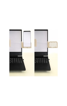 Alvera Monitor Telefon Tutucu 3d Baskı Petek Desenli Laptop Kenar Telefon Tutucu-bej Alvera Monitor Telefon Tutucu 3d Baskı Petek Desenli Laptop Kenar Telefon Tutucu-bej