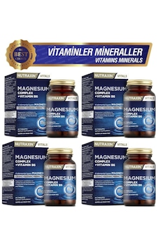 Nutraxin Magnesium Complex Vitamin B6 4 x 60 Tablet Nutraxin Magnesium Complex Vitamin B6 4 x 60 Tablet