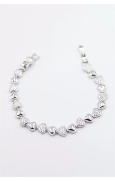 Kalp Xuping Bileklik - Gümüş - 861802306 Gümüş