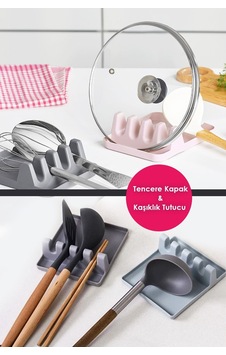 Ersat Home Kaşık Kepçe Altlığı Kaşıklık Tencere Kapağı Spatula Tutucu 2 Li Mix Renk Ersat Home Kaşık Kepçe Altlığı Kaşıklık Tencere Kapağı Spatula Tutucu 2 Li Mix Renk