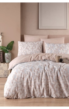 Enlora Home Nevresim Seti Çift Kişilik Piti Yaprak Rose Enlora Home Nevresim Seti Çift Kişilik Piti Yaprak Rose