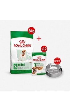 Mını Adult - Kuru Köpek Maması 8kg + Yaş Mama 12 85 Gr + Çelik Mama Kabı Mını Adult - Kuru Köpek Maması 8kg + Yaş Mama 12 85 Gr + Çelik Mama Kabı