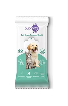 Supreme Cat Dog Evcil Hayvan Temizleme Mendili Supreme Cat Dog Evcil Hayvan Temizleme Mendili
