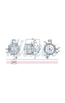 Kalorifer Motoru - Fiat 500 - Nıssens-87396