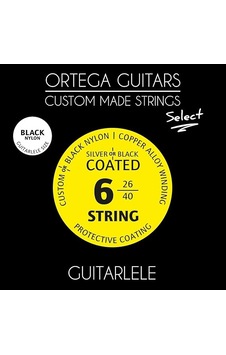 Ortega Gtlsbk Black Nylon Select Guitarlele Teli 026/.040 106052160003