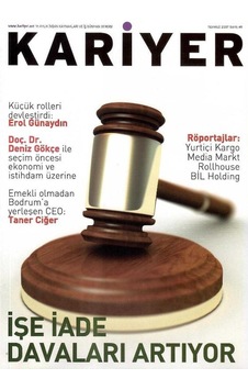Kariyer Aylık İnsan Kaynakları Ve İş Dünyası Dergisi - İşe İade Davaları Artıyor Mart 2007 Retro Eski Basım Koleksiyon Kariyer Aylık İnsan Kaynakları Ve İş Dünyası Dergisi - İşe İade Davaları Artıyor Mart 2007 Retro Eski Basım Koleksiyon