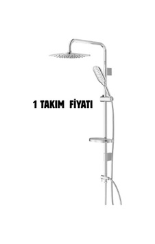 Diamond Soft Tall Duş Seti Krom