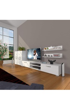 Decoraktiv Eko On Mdf Dvd Tv Ünitesi Tv Sehpası Beyaz Decoraktiv Eko On Mdf Dvd Tv Ünitesi Tv Sehpası Beyaz
