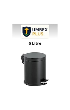 5 Litre Siyah Metal Pedallı Çöp Kovası Wc Banyo Çöp Kutusu Siyah 5 Litre Siyah Metal Pedallı Çöp Kovası Wc Banyo Çöp Kutusu Siyah